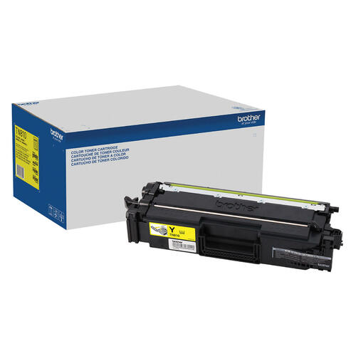 Brother TN810Y Original Yellow Toner Cartridge, Standard Yield