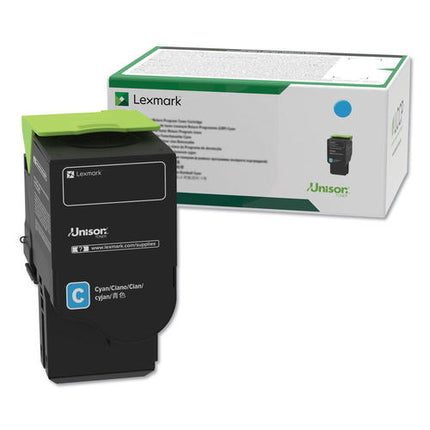 Lexmark C231HC0 Original Cyan High Yield Return Program Toner Cartridge C2325/C2425/C2535/MC2325
