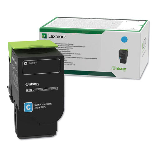 Lexmark C231HC0 Original Cyan High Yield Return Program Toner Cartridge C2325/C2425/C2535/MC2325