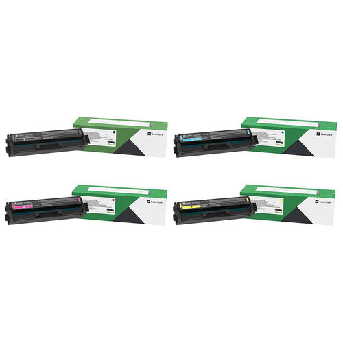 Lexmark C341XK0, C341XC0, C341XM0, C341XY0 original extra-high-yield toner 4-pack, black, cyan, magenta and yellow