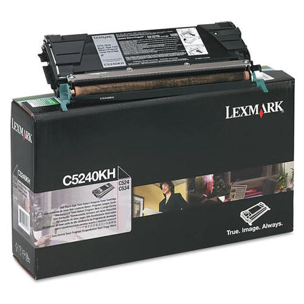 Lexmark C5240KH Original Black High Yield Return Program Toner Cartridge 8K