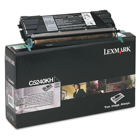Lexmark C5240KH Original Black High Yield Return Program Toner Cartridge 8K