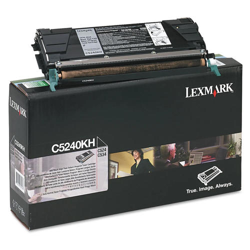 Lexmark C5240KH Original Black High Yield Return Program Toner Cartridge 8K