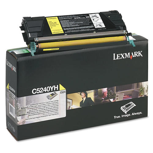 Lexmark C5240CH Original Cyan High Yield Return Program Toner Cartridge 5K