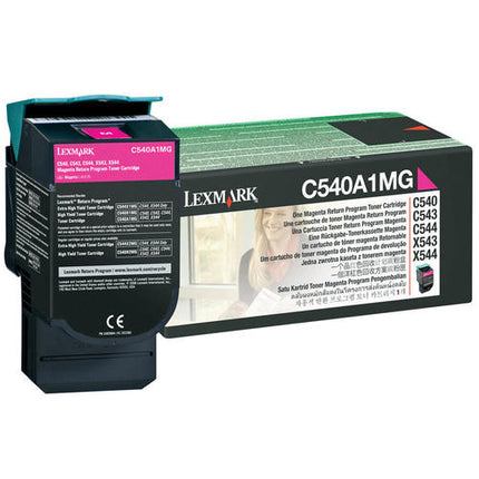 Lexmark C540A1MG Original Magenta Return Program Toner Cartridge 1K