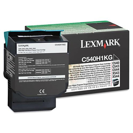 Lexmark C540H1KG Original Black High Yield Return Program Toner Cartridge