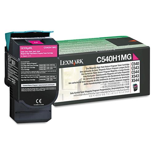 Lexmark C540H1MG Original Magenta High Yield Return Program Toner Cartridge