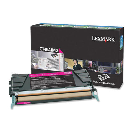 Lexmark C746A1MG Original Magenta Return Program Toner Cartridge 7K