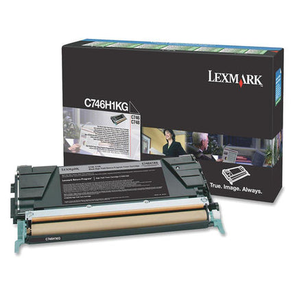 Lexmark C746H1KG Original Black High Yield Return Program Toner Cartridge