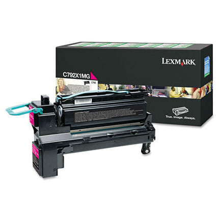 Lexmark C792X1MG Original Magenta Extra High Yield Return Program Toner Cartridge