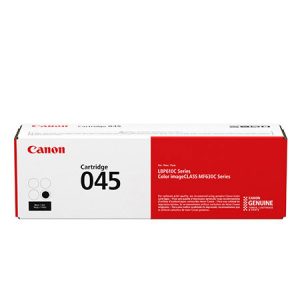 Canon 045 Original Black Toner Cartridge, 1242C001