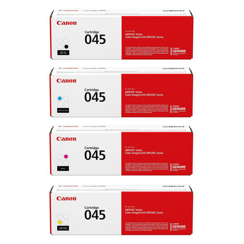 Canon 045 Original Toner Cartridge Combo, BK.C.Y.M