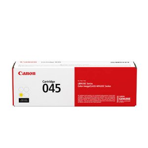 Canon 045 Original Yellow Toner Cartridge, 1239C001