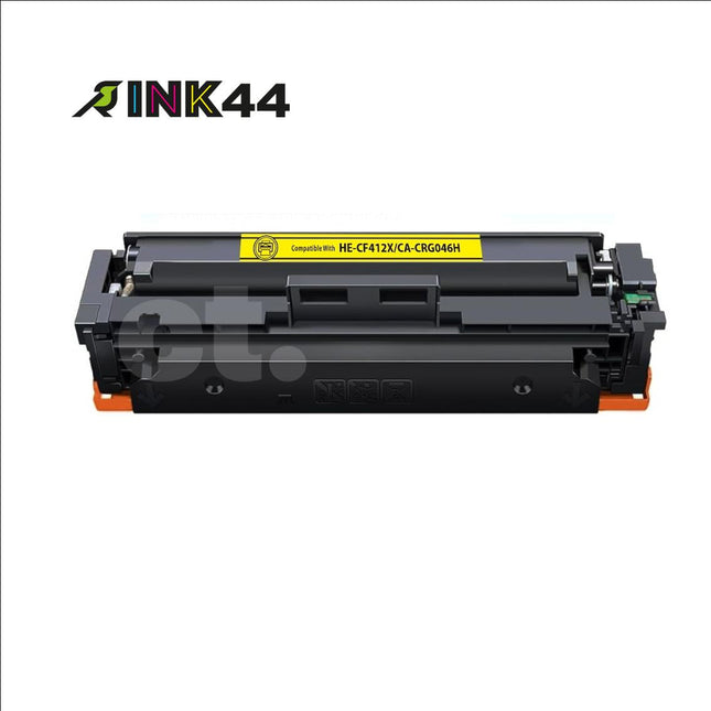Canon 046H Compatible Yellow Toner Cartridge, 1251C001, High Yield