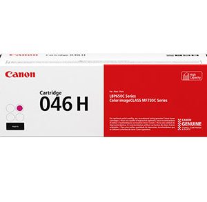 Canon 046H Original Magenta High Yield Toner Cartridge, 1252C001