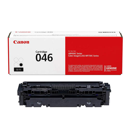Canon 046 Original Black Toner Cartridge, 1250C001