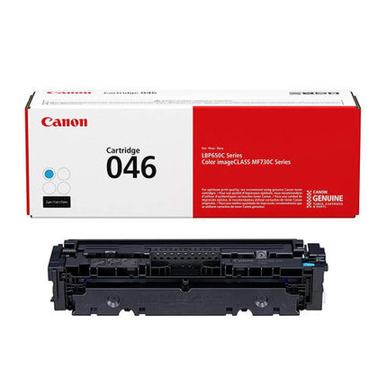 Canon 046 Original Cyan Toner Cartridge, 1249C001