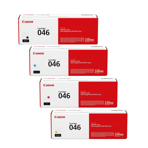 Canon 046 Original Toner Cartridge Combo, BK.C.Y.M