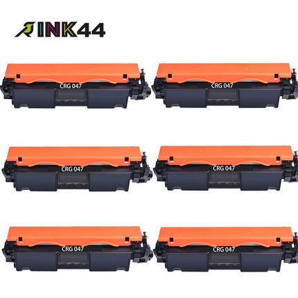 Canon 047 Compatible Black Toner Cartridge, 2164C001AA, 6 Pack