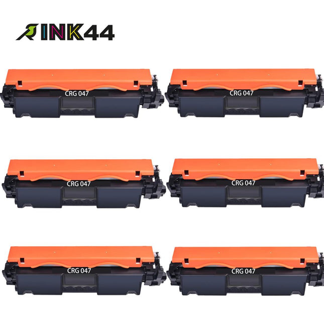 Canon 047 Compatible Black Toner Cartridge, 2164C001AA, 6 Pack