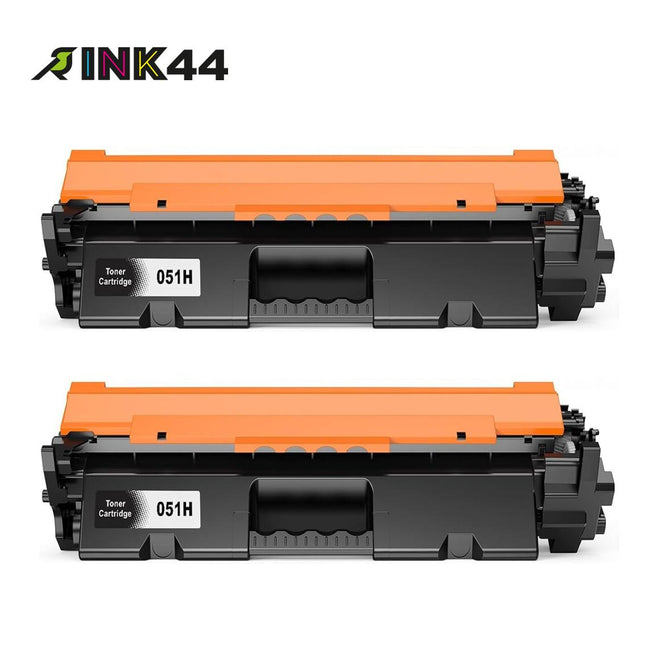 Canon 051H Compatible Black Toner Cartridge, 2169C001, High Yield, 2 Pack