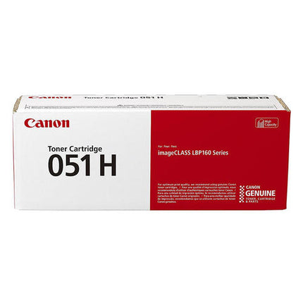 Canon 051H Original Black High Yield Toner Cartridge, 2169C001