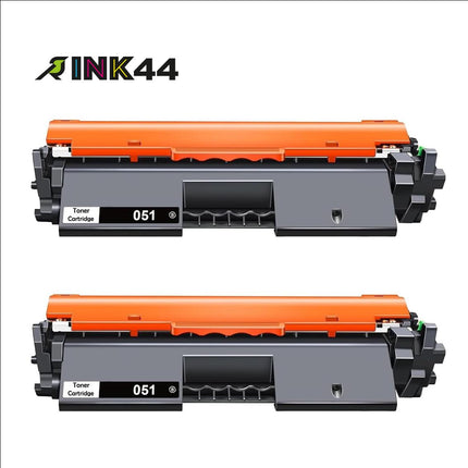 Canon 051 Compatible Black Toner Cartridge, 2168C001, 2 Pack