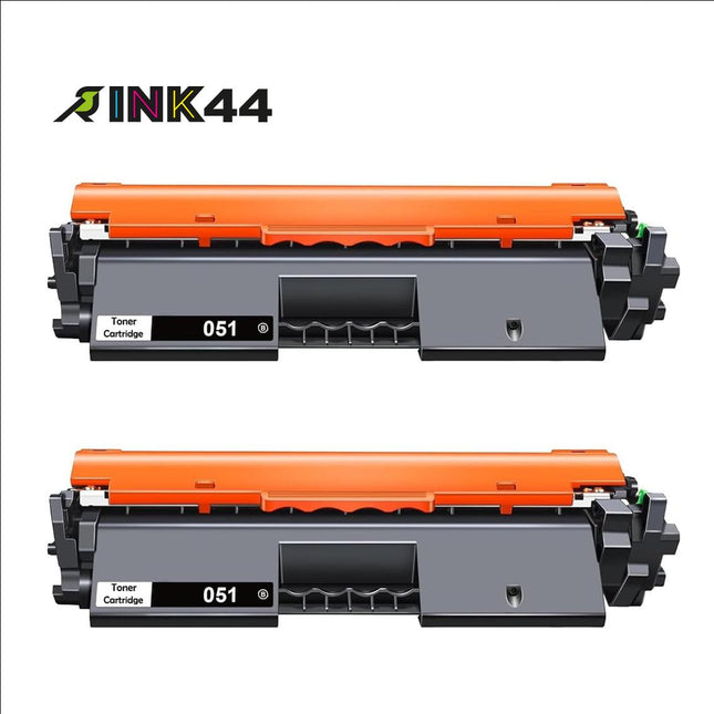 Canon 051 Compatible Black Toner Cartridge, 2168C001, 2 Pack