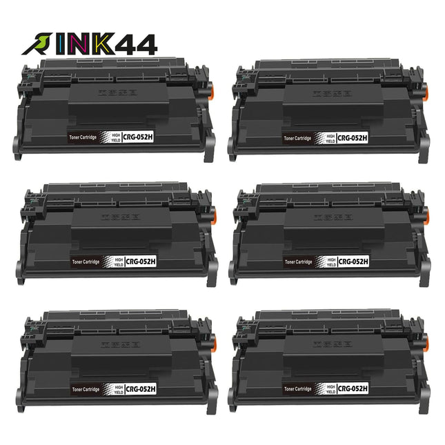 Canon 052H Compatible Black Toner Cartridge, 2200C001, High Yield, 6 Pack