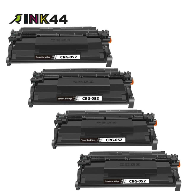 Canon 052 Compatible Black Toner Cartridge, 2199C001, 4 Pack