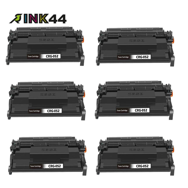 Canon 052 Compatible Black Toner Cartridge, 2199C001, 6 Pack