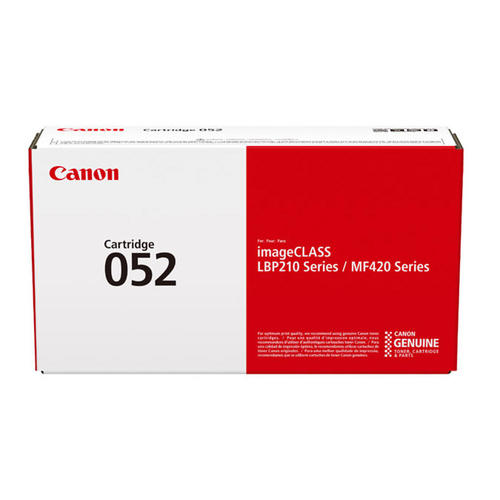Canon 052 Original Black Toner Cartridge, 2199C001