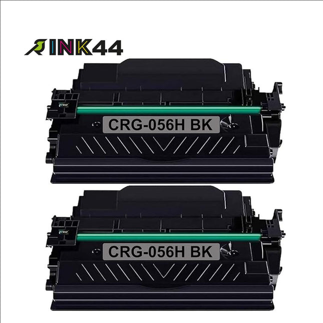 Canon 056H Compatible Black Toner Cartridge, 3008C001, High Yield, 2 Pack