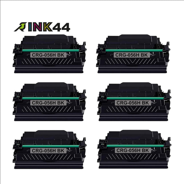 Canon 056H Compatible Black Toner Cartridge, 3008C001, High Yield, 6 Pack