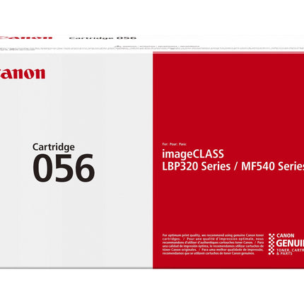 Canon 056 Original Black Toner Cartridge, 3007C001