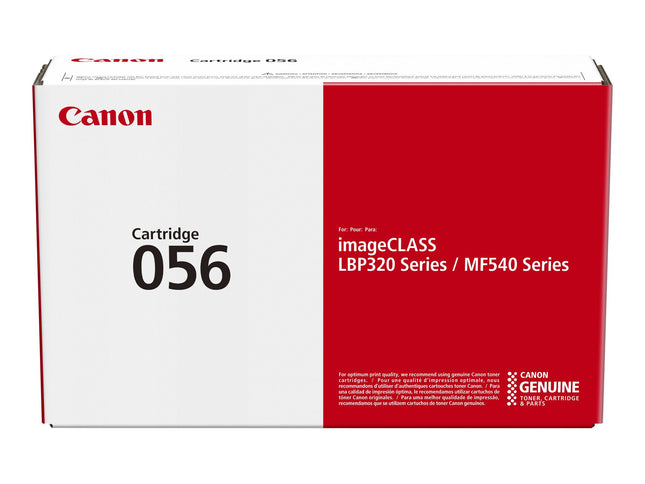 Canon 056 Original Black Toner Cartridge, 3007C001