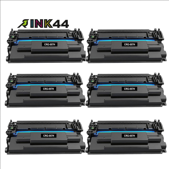 Canon 057H Compatible Black Toner Cartridge, 3010C001, High Yield, 6 Pack