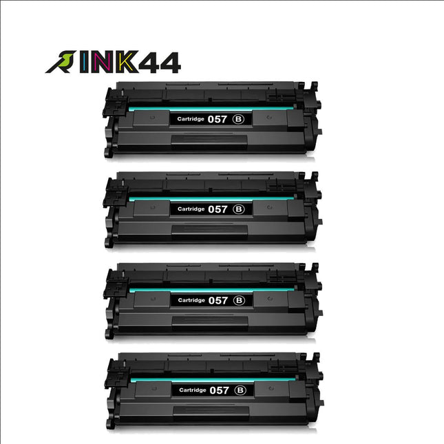 Canon 057 Compatible Black Toner Cartridge, 3009C001, 4 Pack