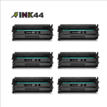 Canon 057 Compatible Black Toner Cartridge, 3009C001, 6 Pack