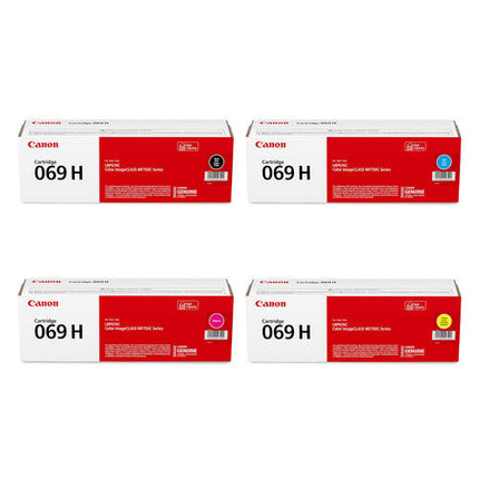 Canon 069H Original Toner Cartridge Combo, BK.C.Y.M
