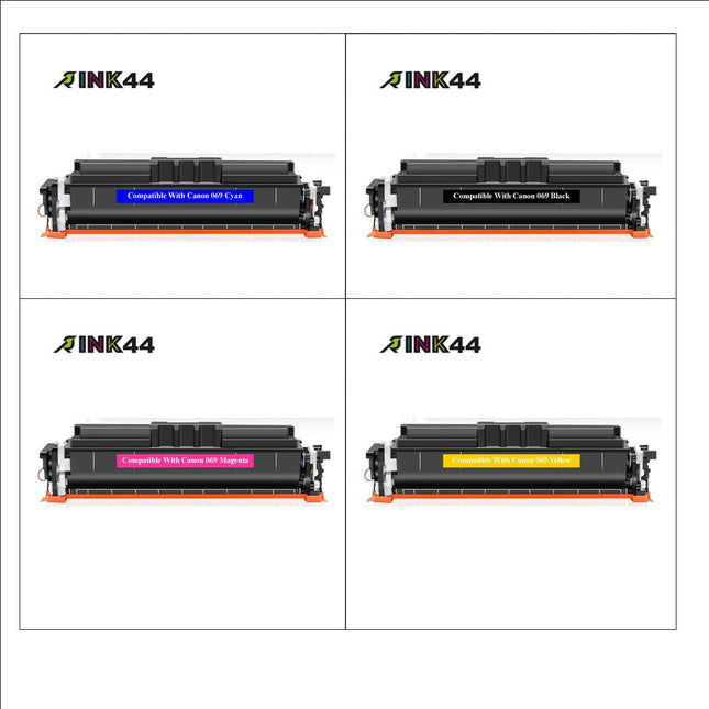 Canon 069 Compatible Toner Cartridge Combo, BK.C.Y.M