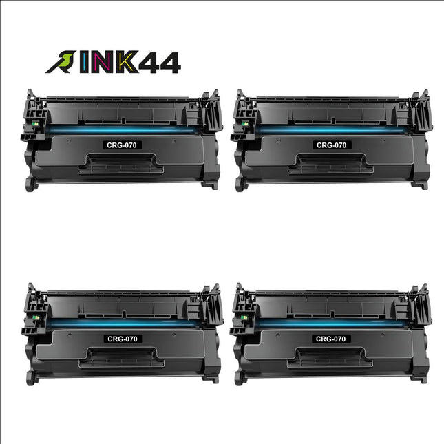 Canon 070 Compatible Black Toner Cartridge, 5639C001, 4 Pack