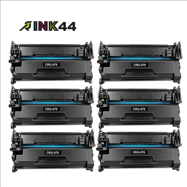 Canon 070 Compatible Black Toner Cartridge, 5639C001, 6 Pack
