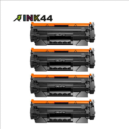 Canon 071H Compatible Black Toner Cartridge, 5646C001, High Yield, 4 Pack