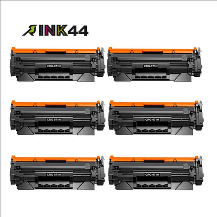 Canon 071H Compatible Black Toner Cartridge, 5646C001, High Yield, 6 Pack