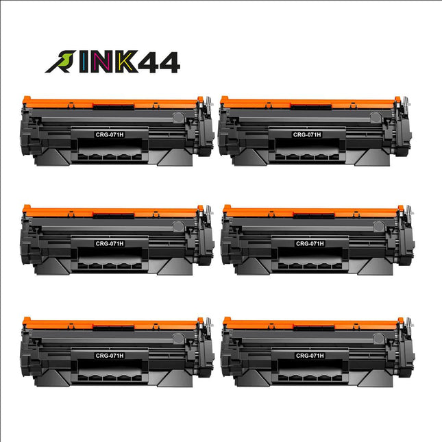 Canon 071H Compatible Black Toner Cartridge, 5646C001, High Yield, 6 Pack