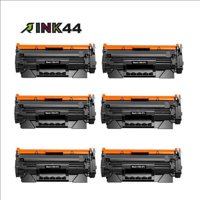 Canon 071 Compatible Black Toner Cartridge, 5645C001, 6 Pack