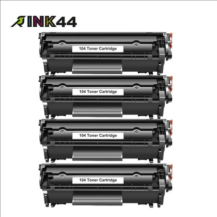 Canon 104 Compatible Black Toner Cartridge, 0263B001AA, 4 Pack