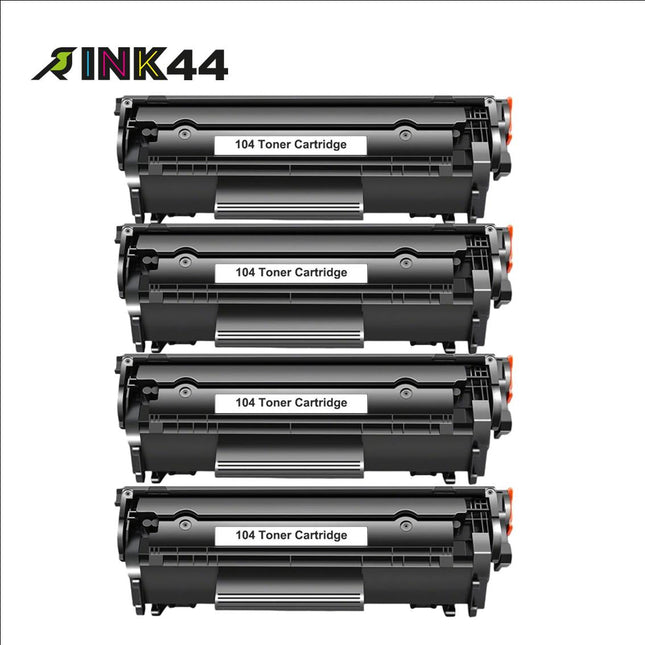Canon 104 Compatible Black Toner Cartridge, 0263B001AA, 4 Pack