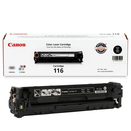 Canon 116 Original Black Toner Cartridge, 1980B001AA